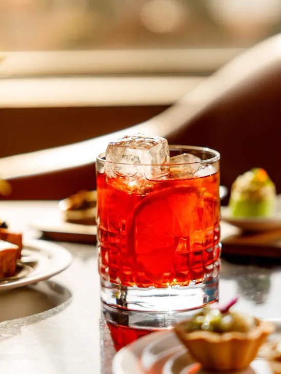 Negroni served at Il Giardino Bar