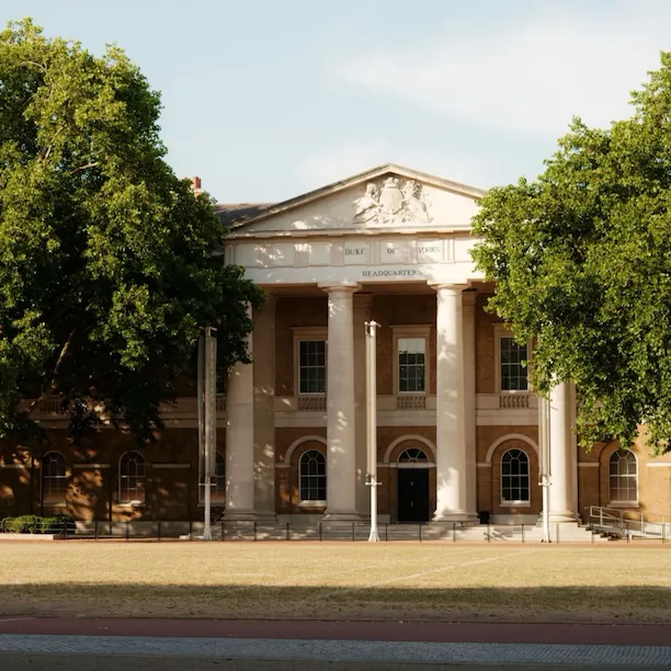Iconic London destinations captured in soft, warm light during the day