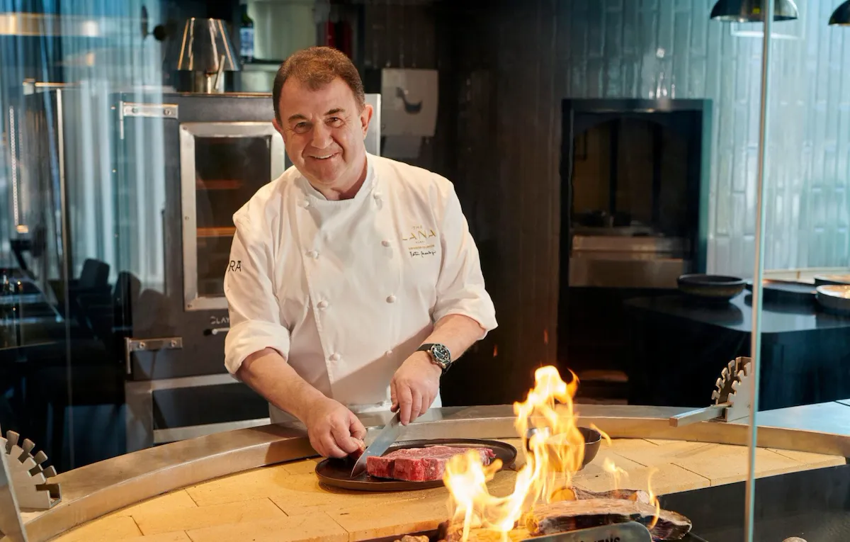 Chef portrait at Jara by Martín Berasategui, The Lana - Dorchester Collection