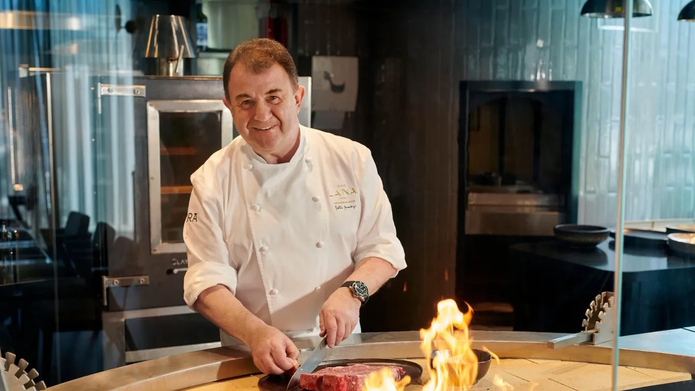 Chef portrait at Jara by Martín Berasategui, The Lana - Dorchester Collection