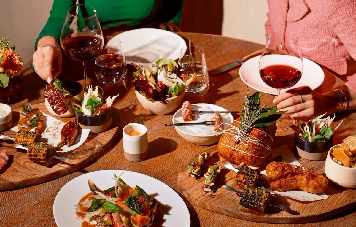 Images showing the new Sunday BBQ menu at The Grill by Tom Booton