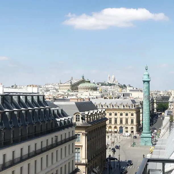 View of the rue de Castiglione showing Place Vendôme