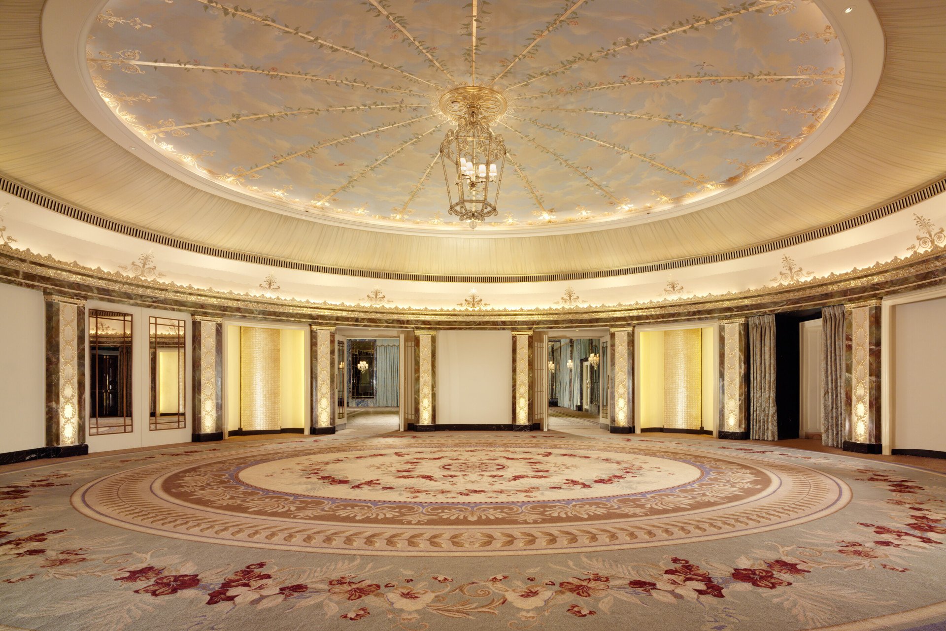 The Dorchester Gold Room empty