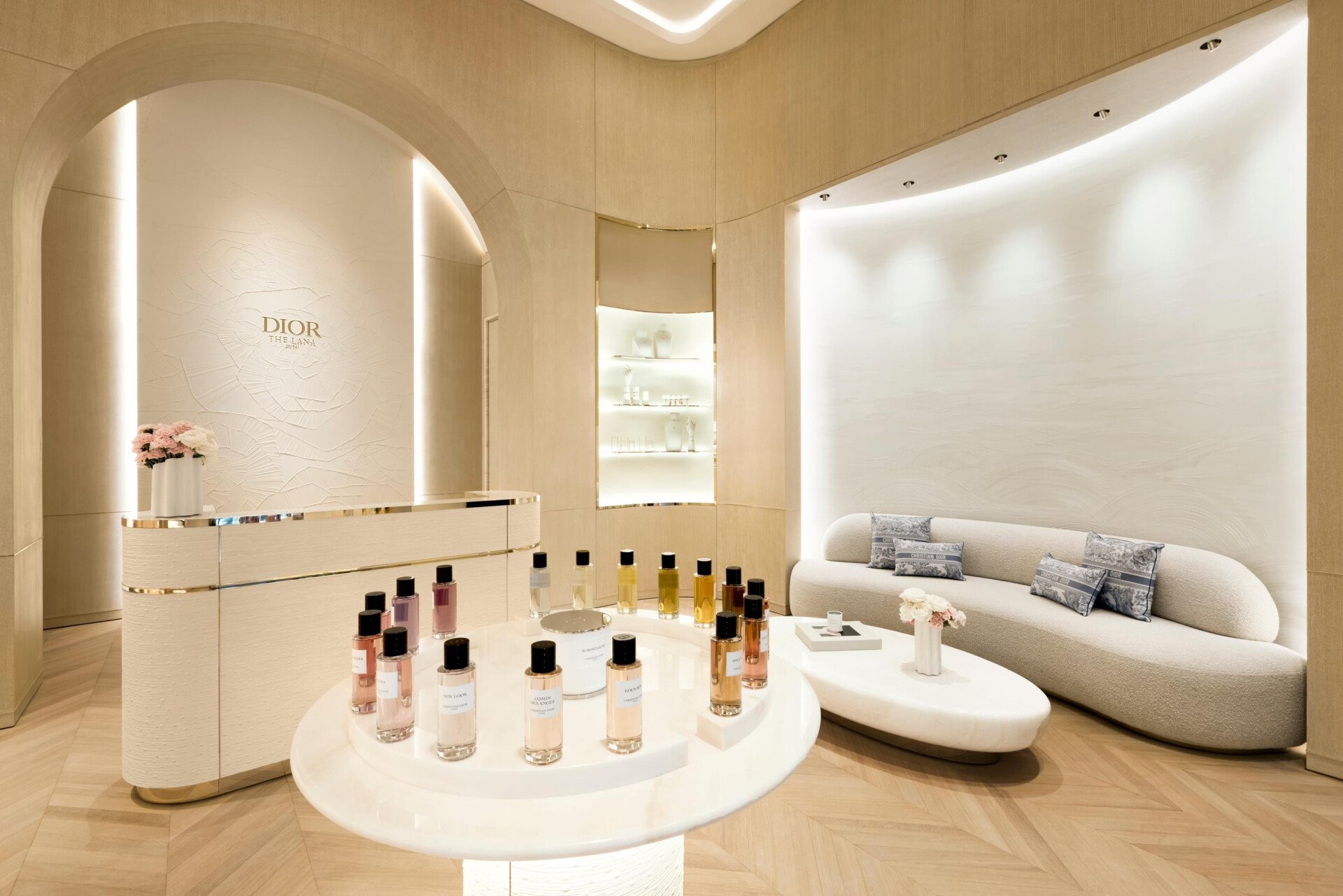 Dior Spa The Lana interior design, at The Lana - Dorchester Collection
