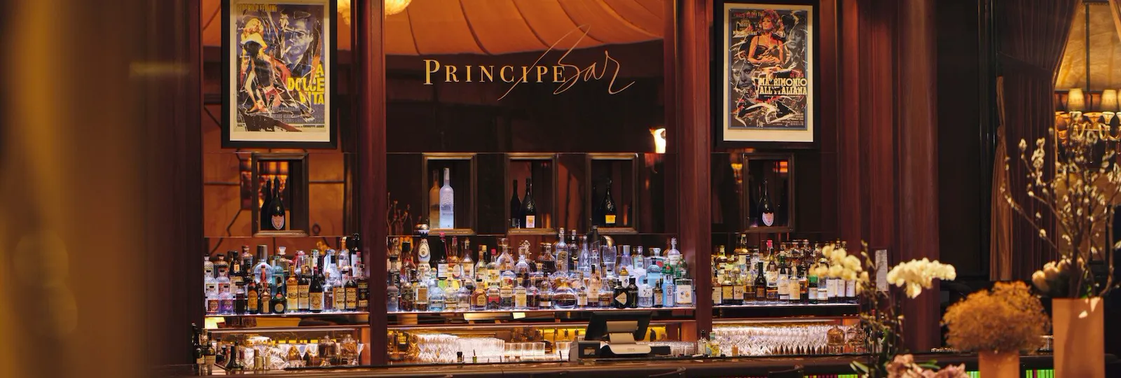 View of the Principe Bar showing its design