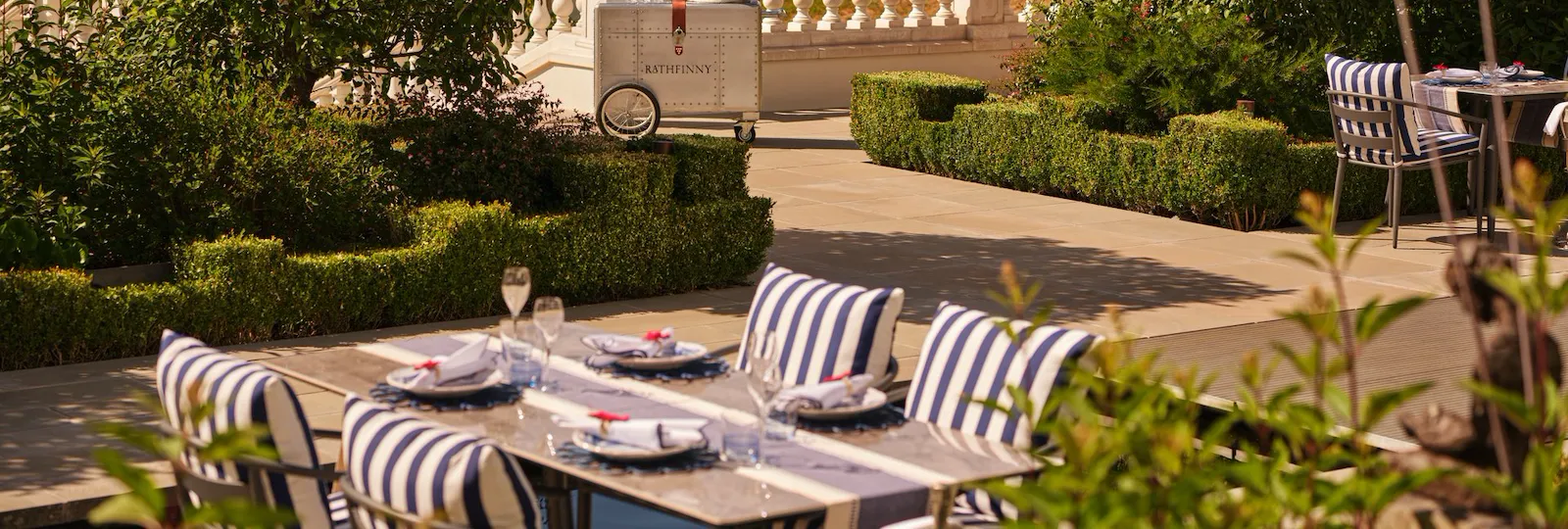TIDE summer terrace at Coworth Park, Ascot