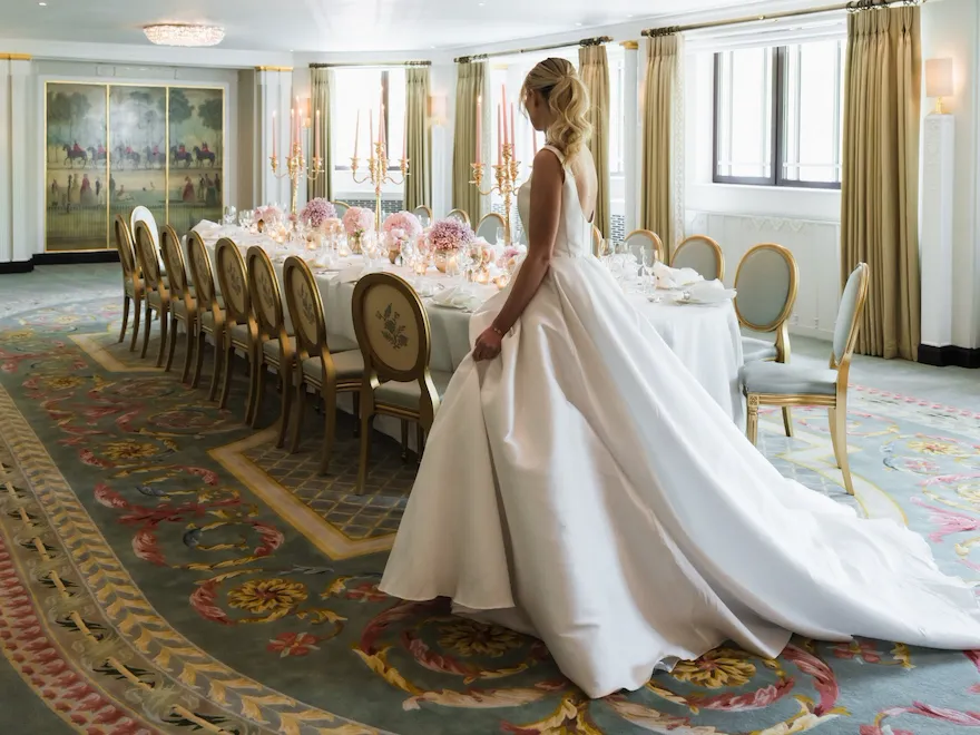 Park Suite Left at the Dorchester set up for a wedding