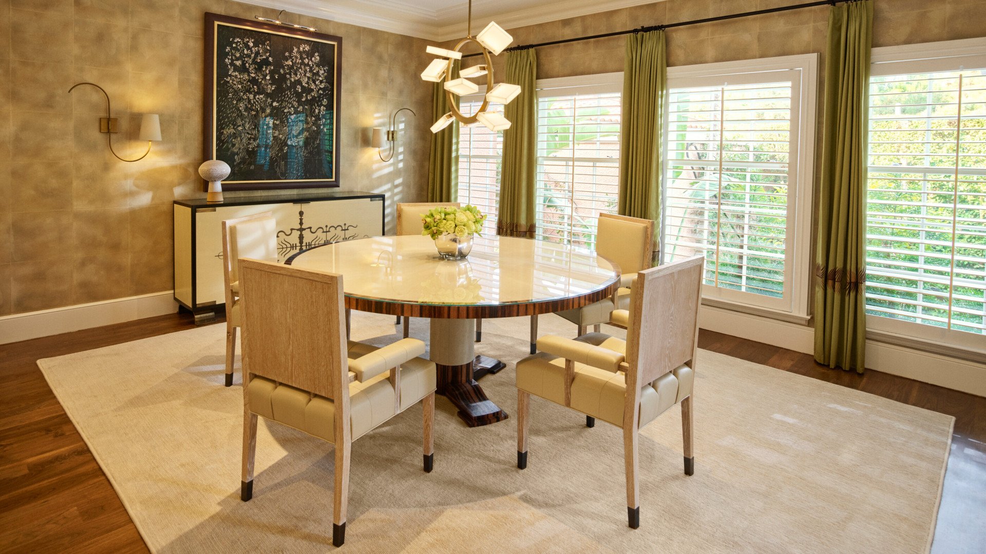 Bungalow 1A Dining Room at The Beverly Hills Hotel, Los Angeles