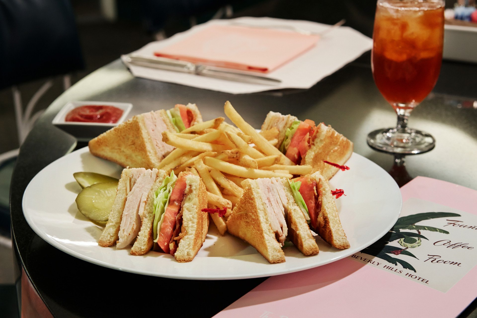 Club Sandwich from the Fountain Coffee Room at The Beverly Hills Hotel 