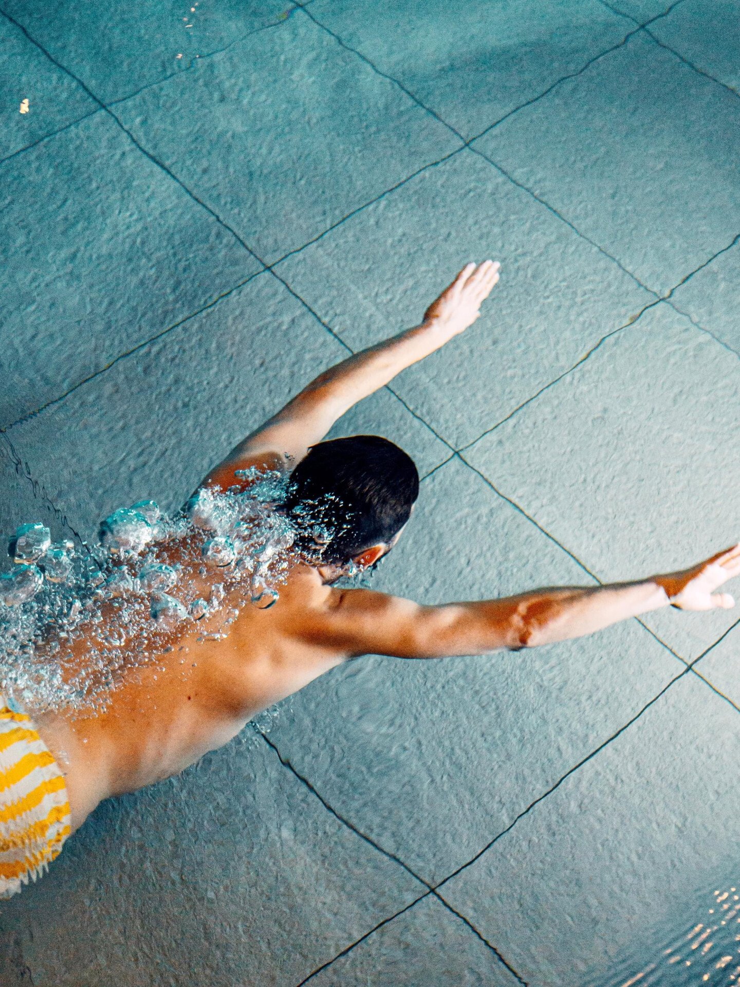 Swimming in the 45 Park Lane Pool