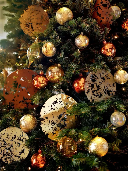 Ian Turnock's festive Tree at 45 Park Lane