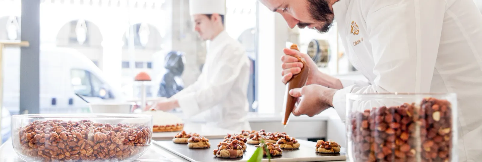 Cédric Grolet à la boutique du Meurice, Paris