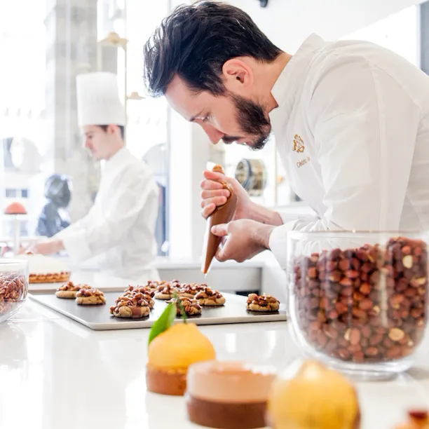 Cédric Grolet à la boutique du Meurice, Paris