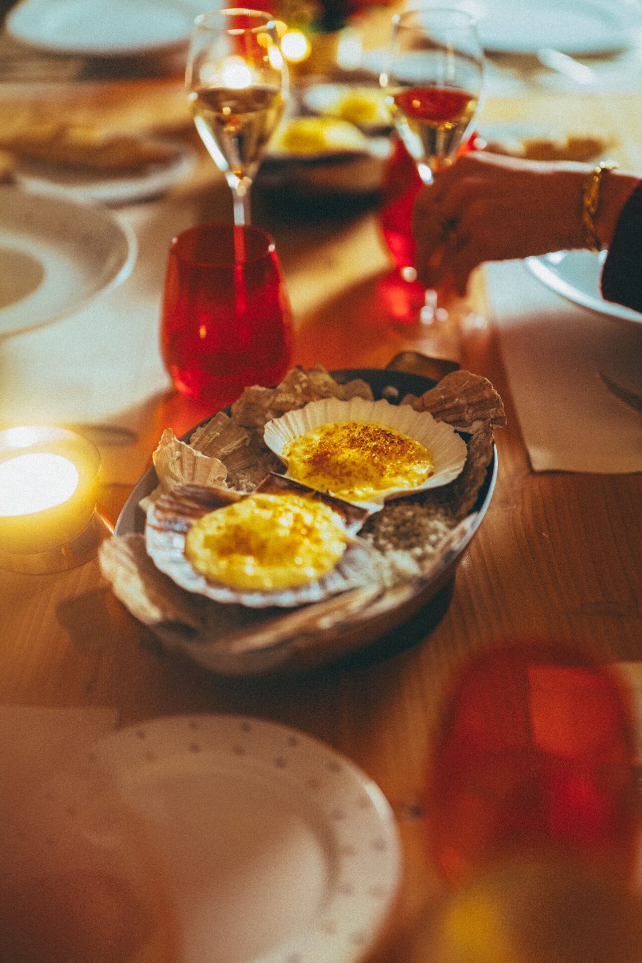 Picture of Saint Jacques meal at Le Chalet du Plaza Athénée