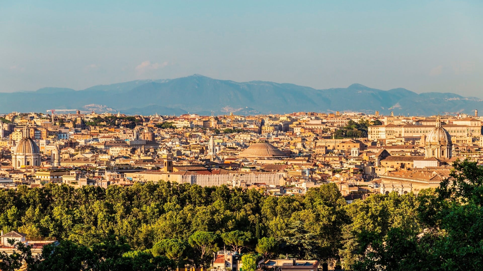 View of Rome from Janiculum Hill