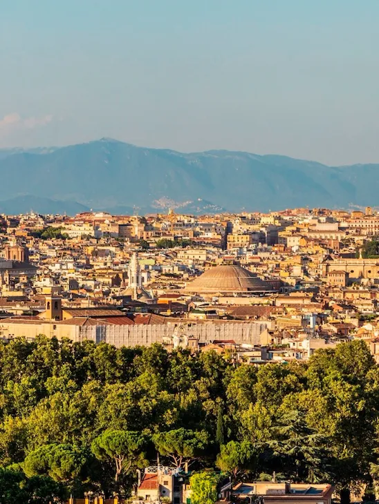 View of Rome from Janiculum Hill