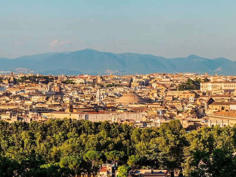View of Rome from Janiculum Hill
