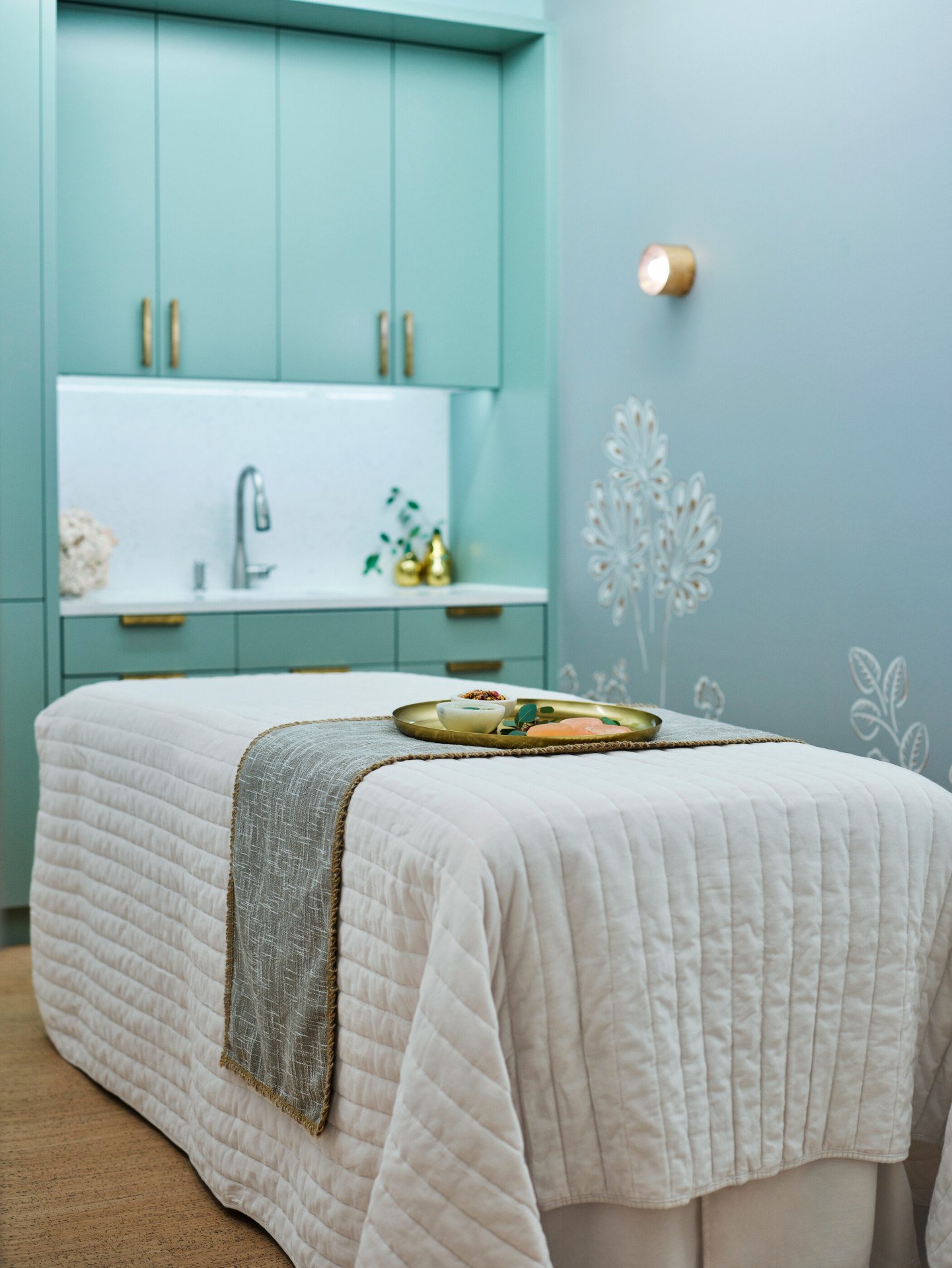 Massage room at The Beverly Hills Hotel Spa 