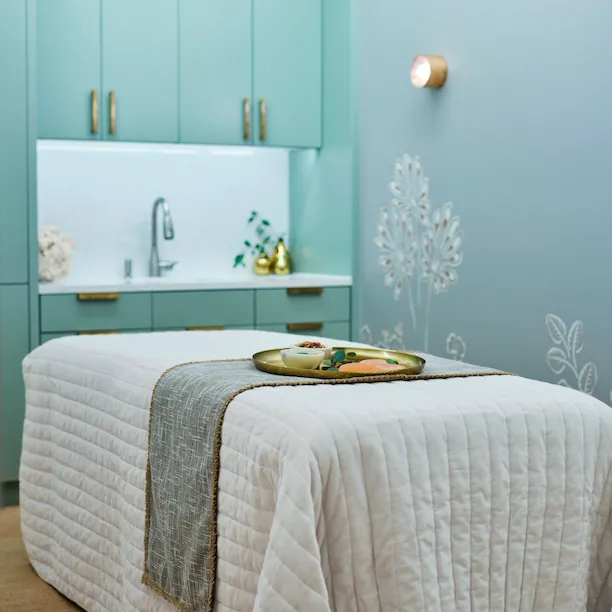 Massage room at The Beverly Hills Hotel Spa