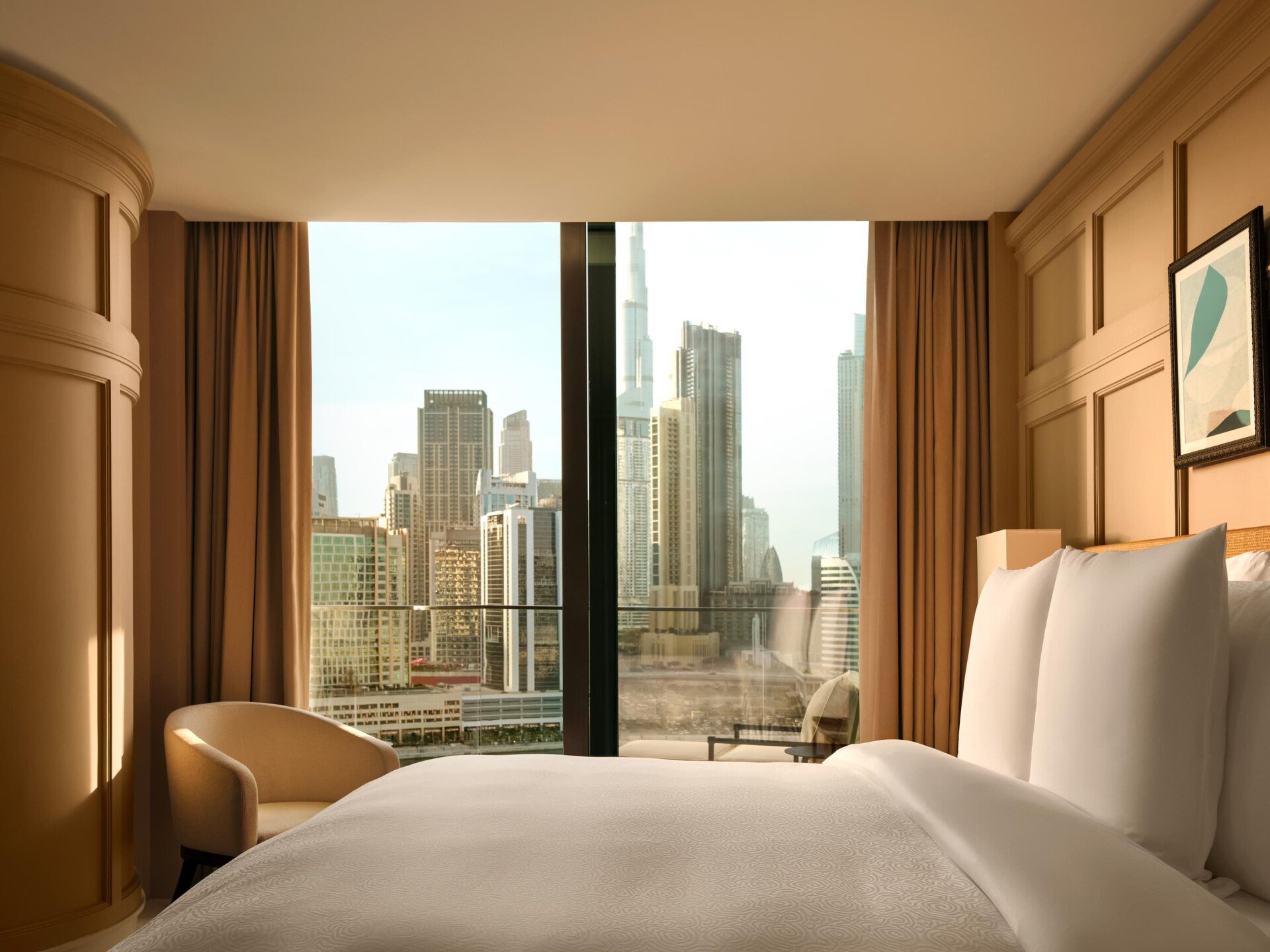 Panoramic suite interior at The Lana Dubai