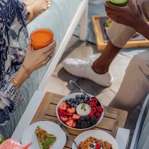 Poolside Dining at Hotel Bel-Air, Los Angeles