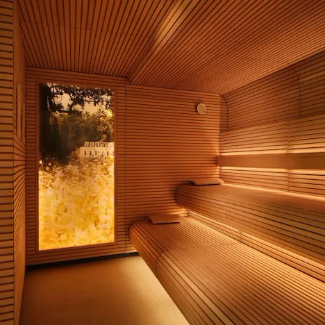 Coworth Park, The Spa at Coworth Park, New facilites, pool, sauna, and gym in afternoon light