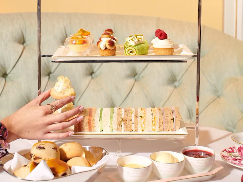 The Dorchester's festive afternoon tea 2022.