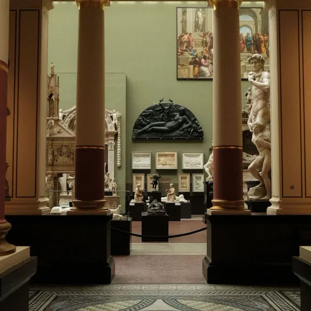 Iconic London destinations captured in soft, warm light during the day