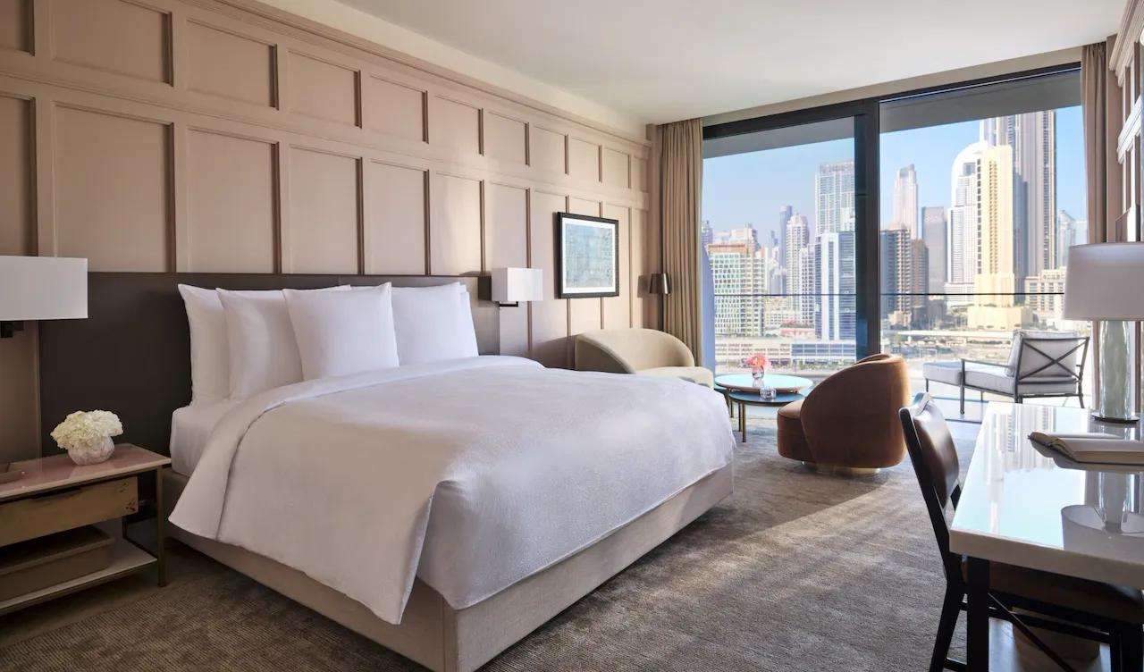 Marina Junior suite interior at The Lana, Dubai