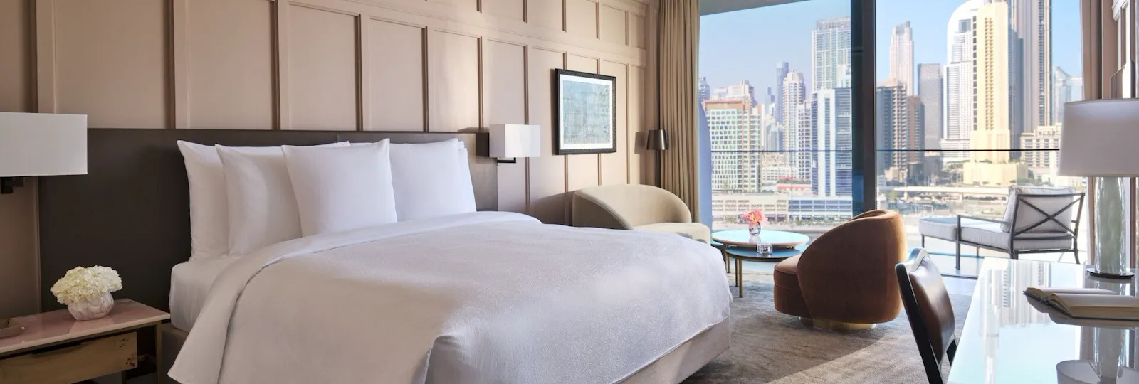 Marina Junior suite interior at The Lana, Dubai