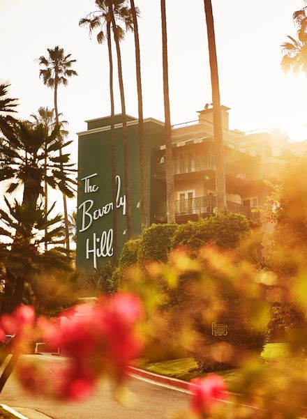 Exterior at The Beverly Hills Hotel, Los Angeles