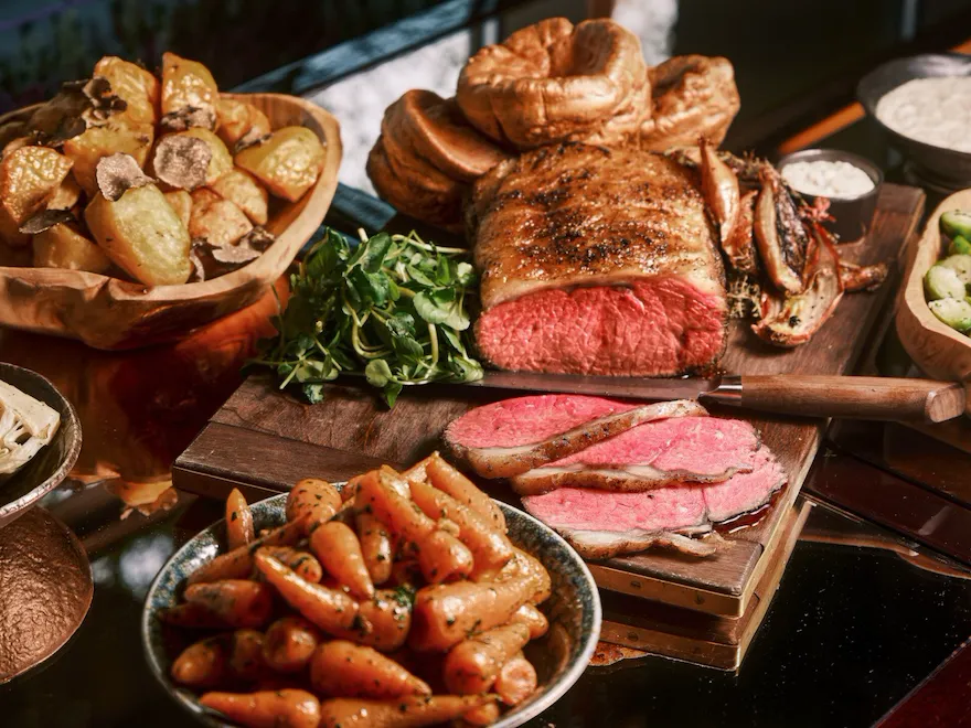 CUT at 45 Park Lane Roast dinner.