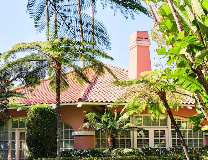 Exterior of Bungalow 22A at The Beverly Hills Hotel, Los Angeles