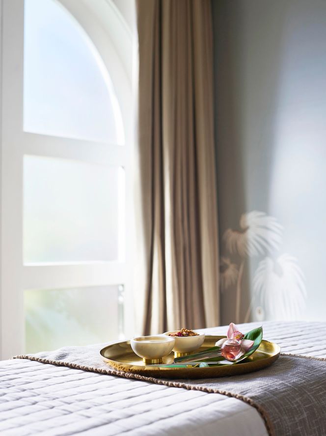Massage room at The Beverly Hills Hotel Spa