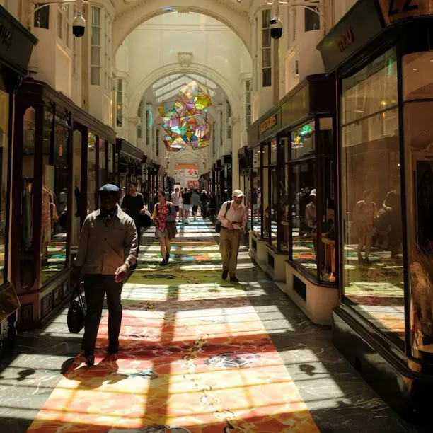 Iconic London destinations captured in soft, warm light during the day