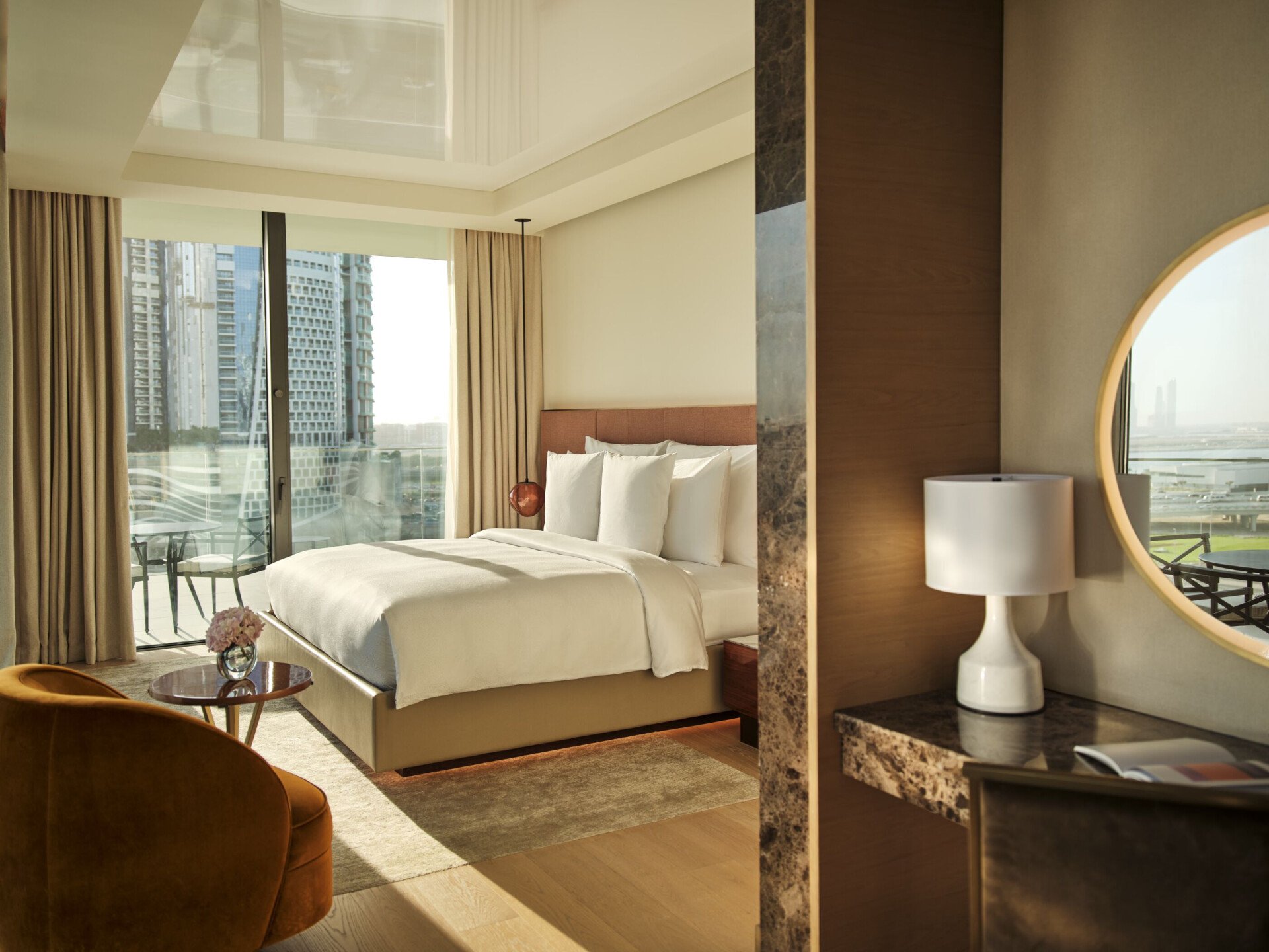 Marina Terrace Suite interior at The Lana, Dubai