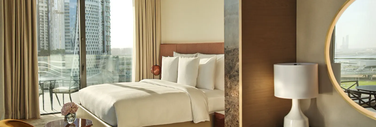 Marina Terrace Suite interior at The Lana, Dubai