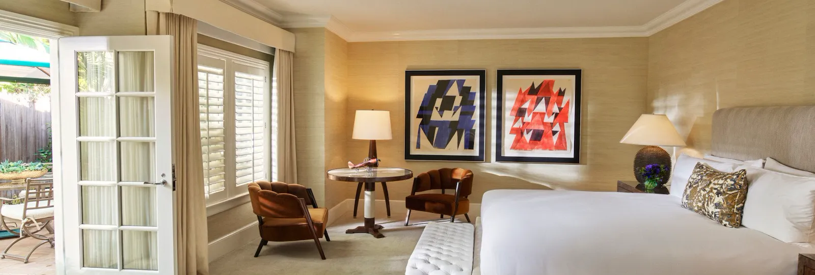 Bungalow 3A Bedroom at The Beverly Hills Hotel, Los Angeles