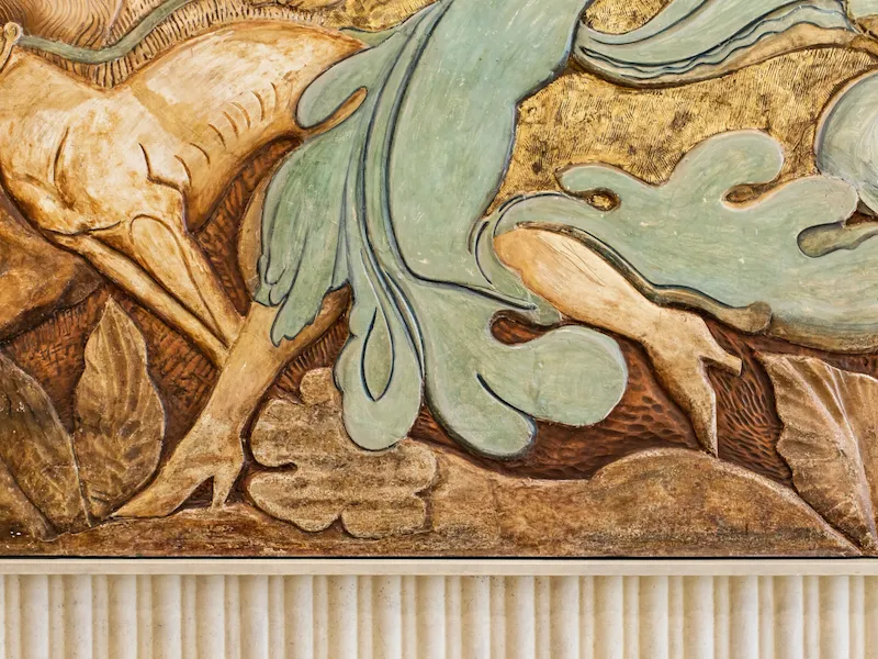 Photo d'une oeuvre d'art au Meurice