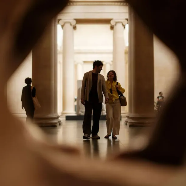 Iconic London destinations captured in soft, warm light during the day