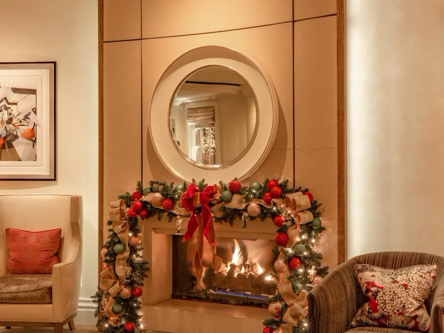 Holiday Decor in lobby