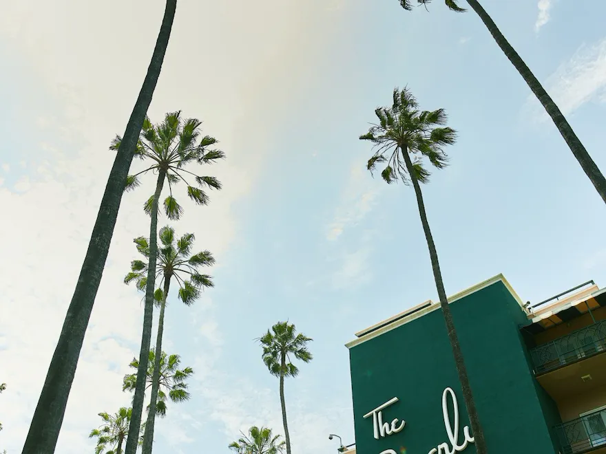 Exterior at The Beverly Hills Hotel, Los Angeles