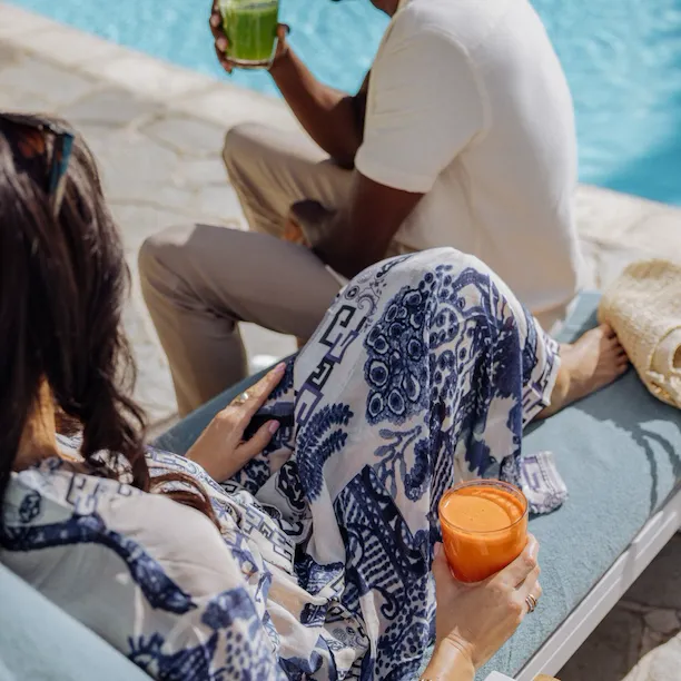 Poolside Dining at Hotel Bel-Air, Los Angeles