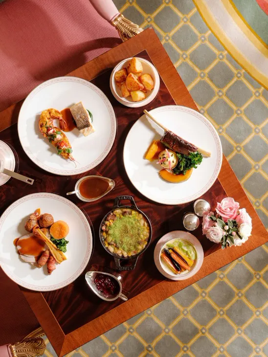 Images showing thanksgiving dishes at The Promenade