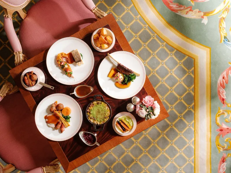 Images showing thanksgiving dishes at The Promenade