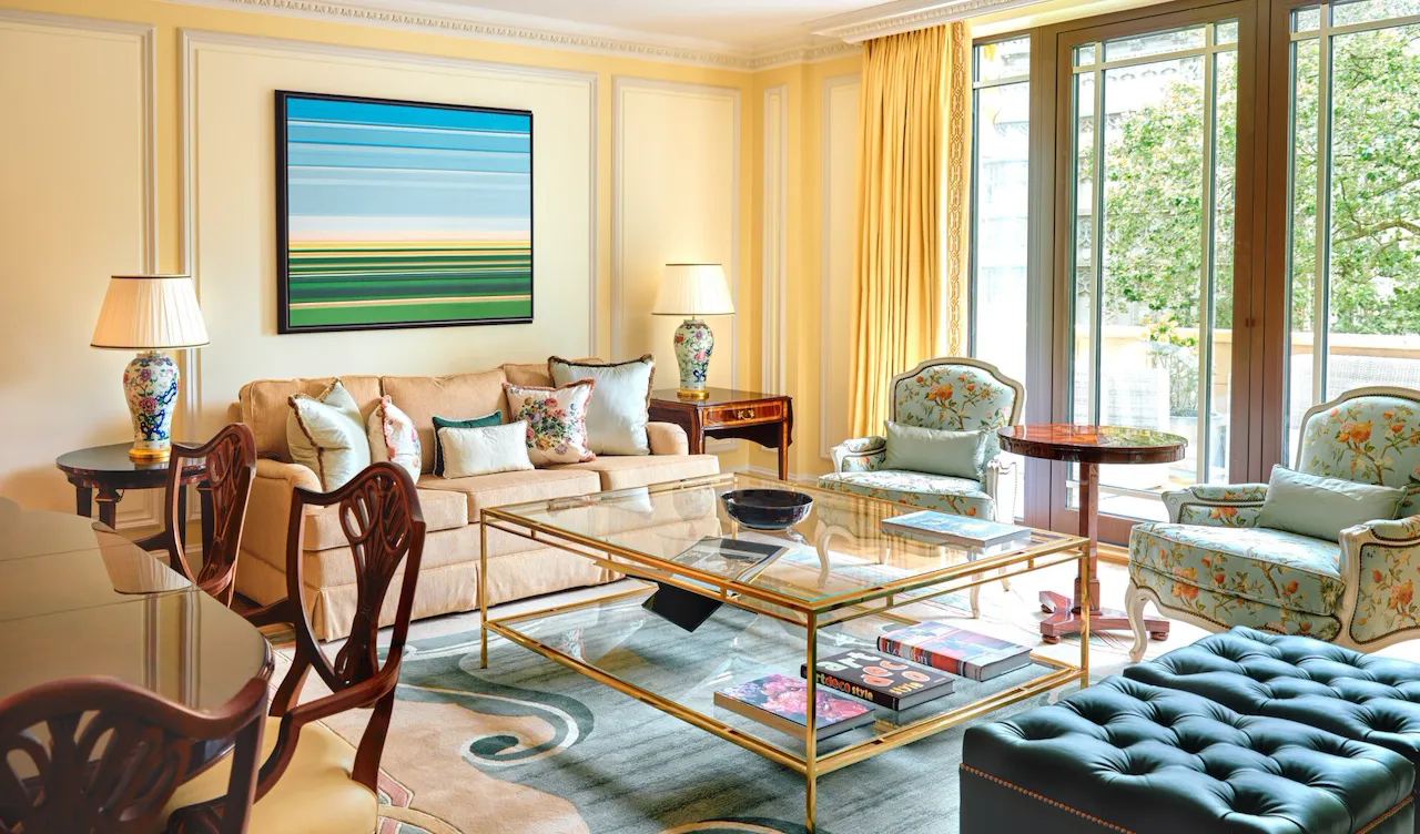 The Belgravia terrace suite at The Dorchetser