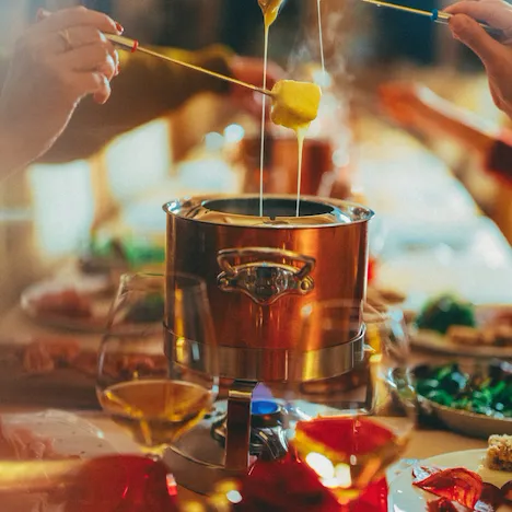 Picture of Le Chalet du Plaza Athénée fondue details