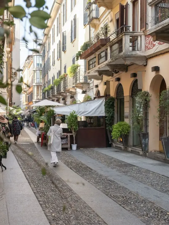A street in the Brera district