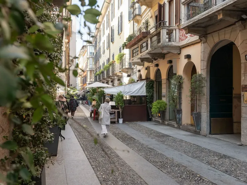 A street in the Brera district