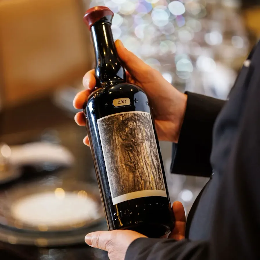 One of our bottle of world great wines at Tavolo Cristallo